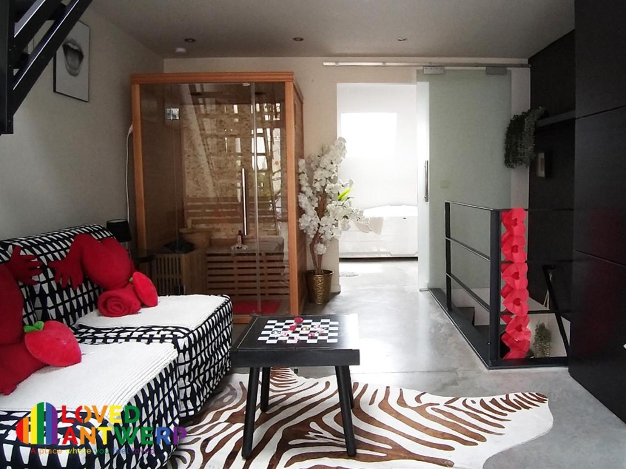Wellness Loft With Sauna, Jacuzzi, Roof Terrace & Amazing View Apartment Anvers Exterior foto