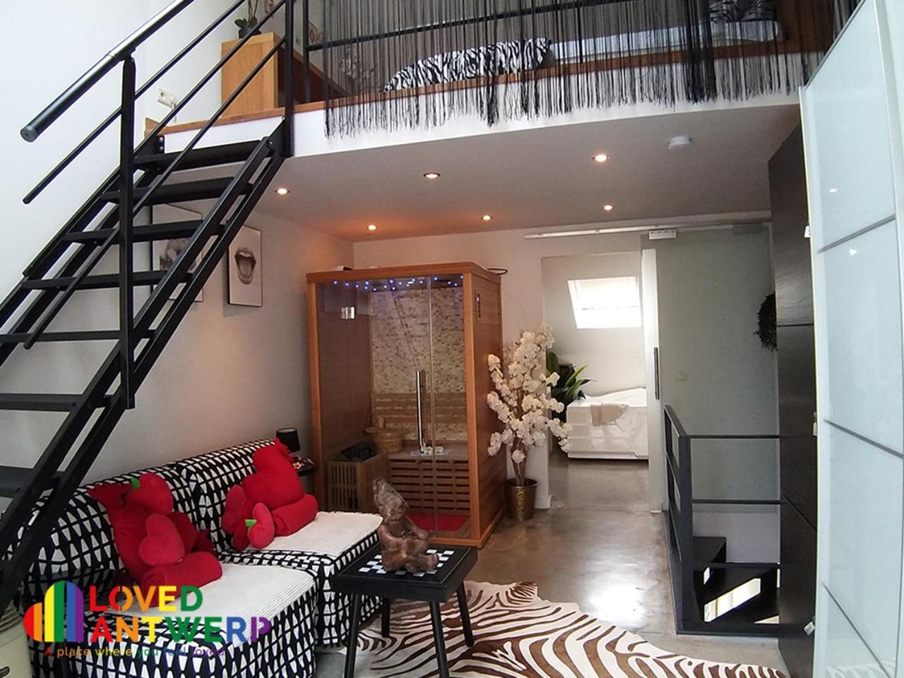 Wellness Loft With Sauna, Jacuzzi, Roof Terrace & Amazing View Apartment Anvers Exterior foto