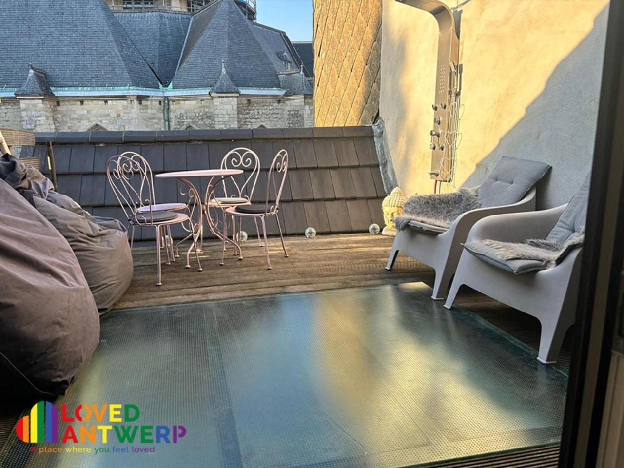 Wellness Loft With Sauna, Jacuzzi, Roof Terrace & Amazing View Apartment Anvers Exterior foto